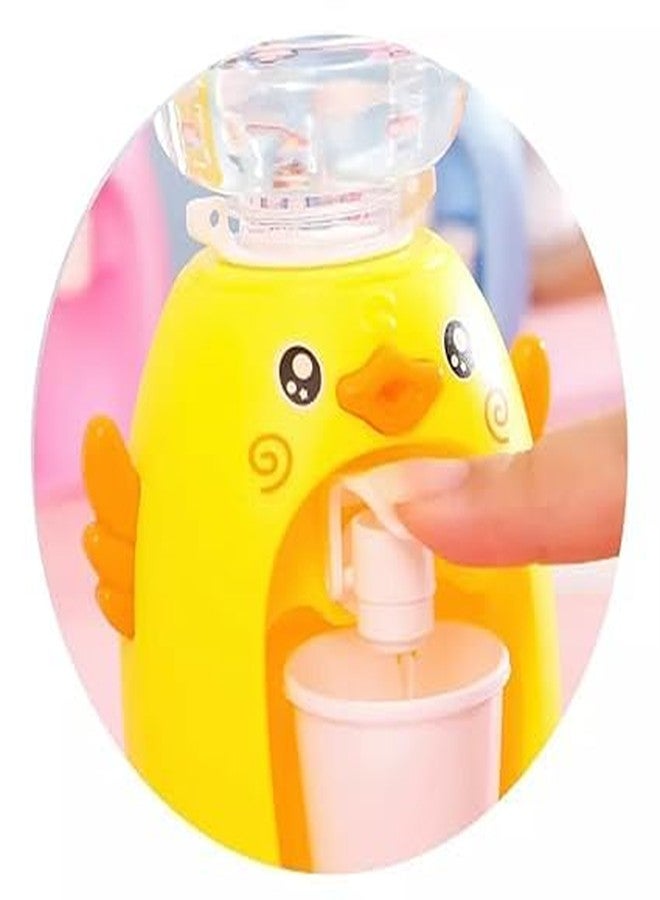 VEDHAK Water Dispenser Toy for Kids, Multi Cartoon Character Drinking Fountain Pumps Water, Juice & Milk Water Dispenser Toy Kids (Duck) - Image 5
